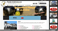 Desktop Screenshot of planete-ardechoise.com
